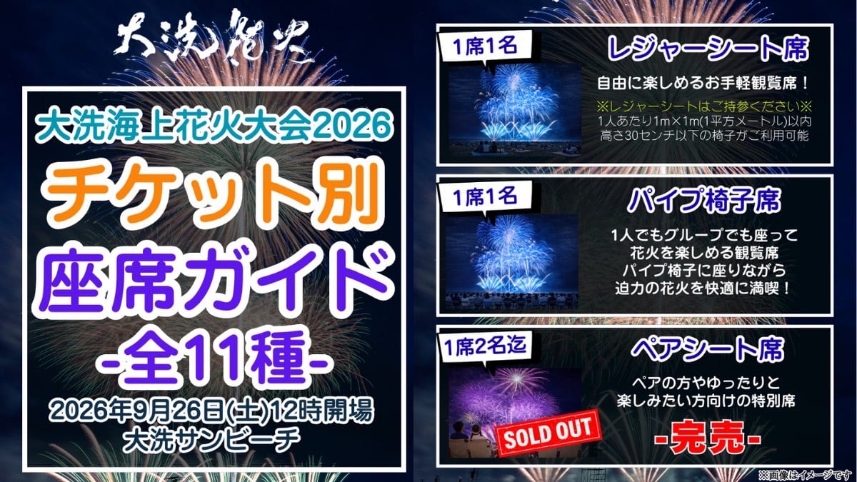 大洗海上花火大会2026 | GROD Entertainment
